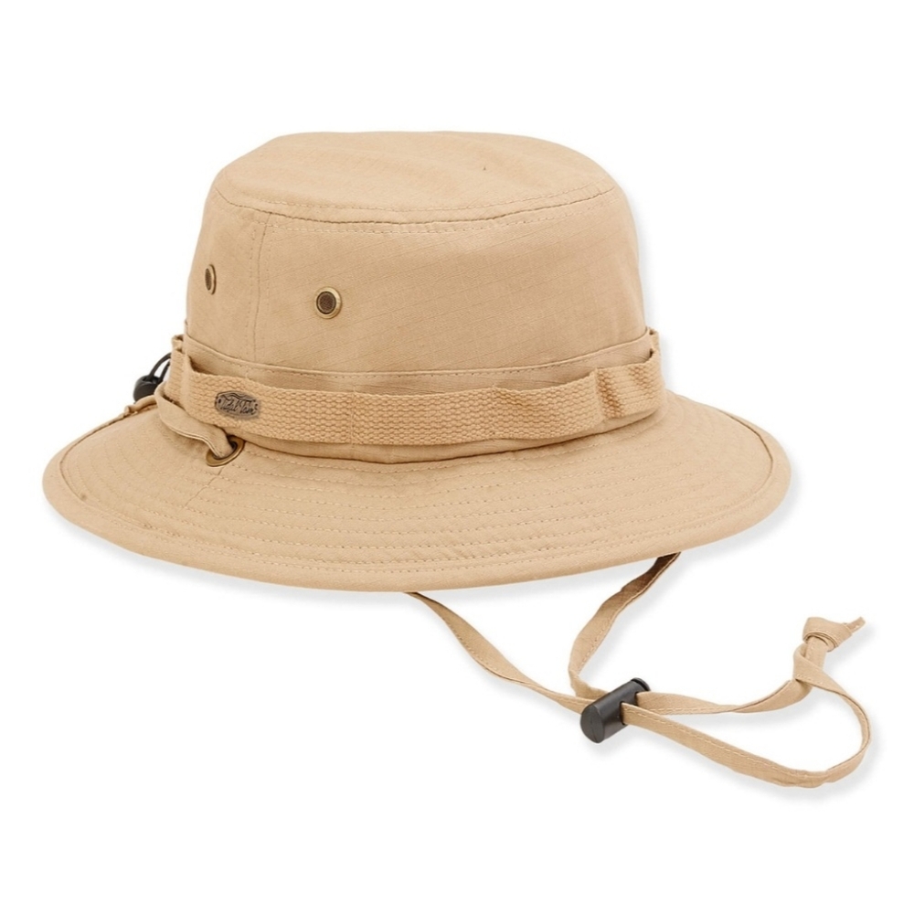 Tidal Tom Cotton Poly Boonie Hat Size M-L Color Khaki